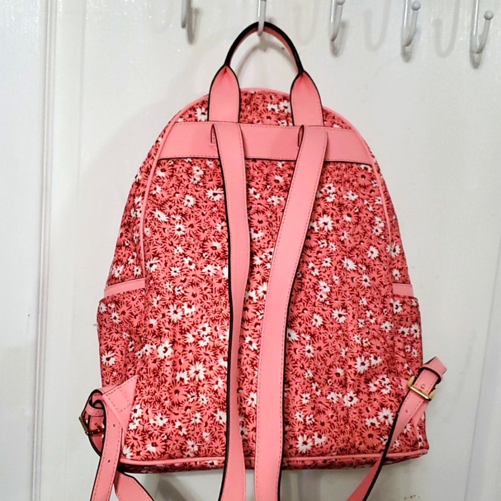 NWT MICHAEL KORS ABBEY NYLON LARGE BACKPACK 💕 - Picture 3 of 12